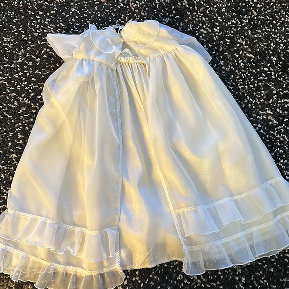 Vintage 3 piece christening / baptism gown set - Picture 4 of 9